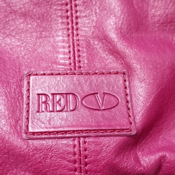 🥳 Host Pick🥳  REDValentino Fuschia Pink Leather Purse EUC - Picture 4 of 8